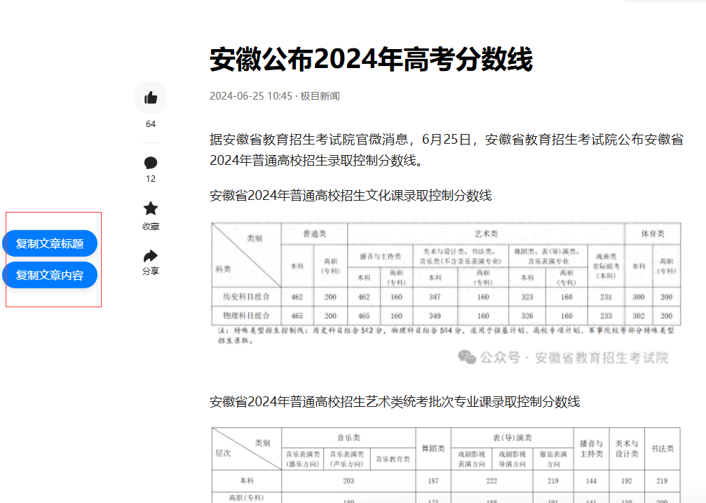 一键复制头条文章内容浏览器插件第3张插图